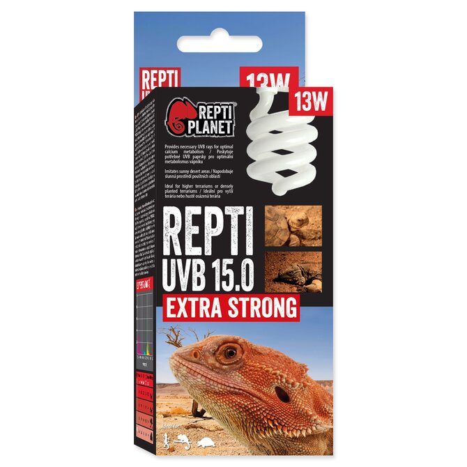 Žárovka REPTI PLANET Repti UVB 15.0 13W