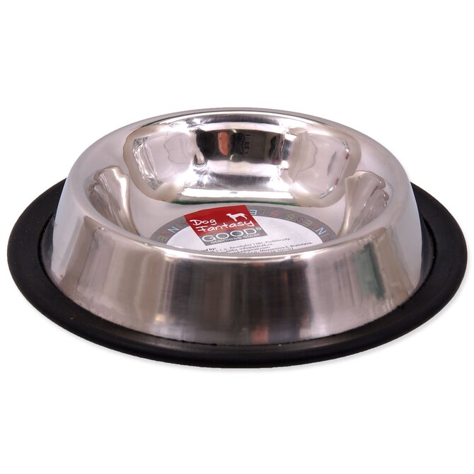 Miska DOG FANTASY nerezová s gumou 32,3 cm 2200ml