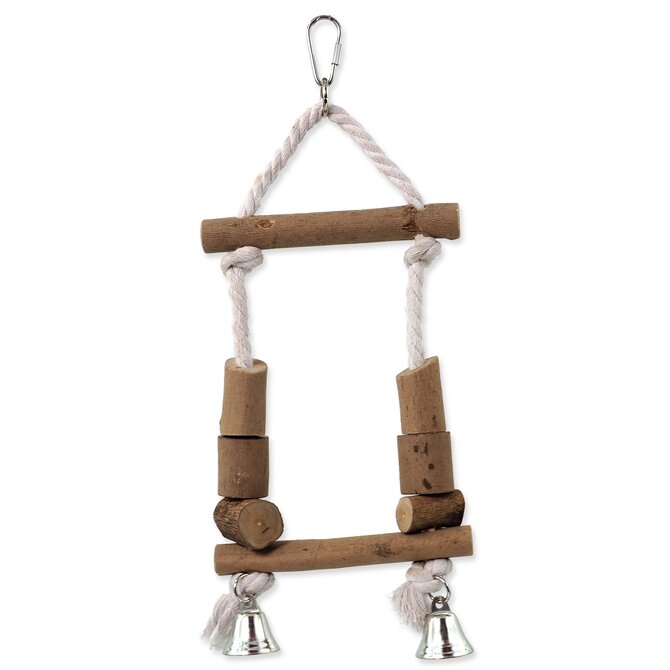Houpačka EPIC PET dřevěná s lanem 32cm