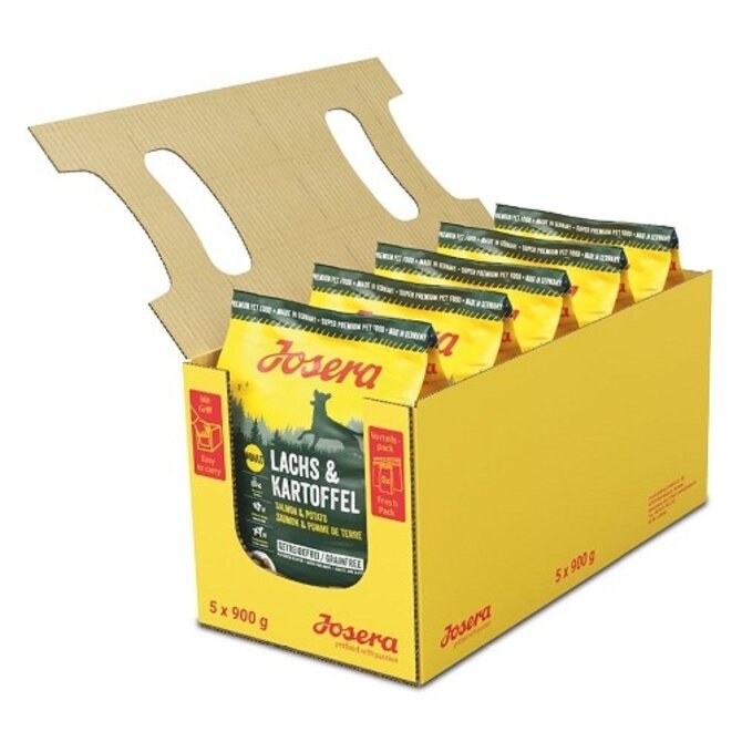 JOSERA 4,5KG LACHS & KARTOFFEL 5X900G