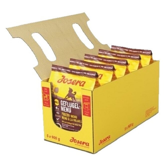 JOSERA 4,5KG GEFLÜGEL MENÜ 5X900G