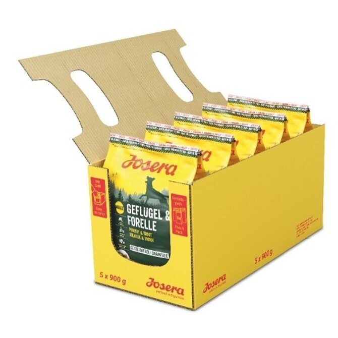 JOSERA 4,5KG GEFLÜGEL & FORELLE 5X900G