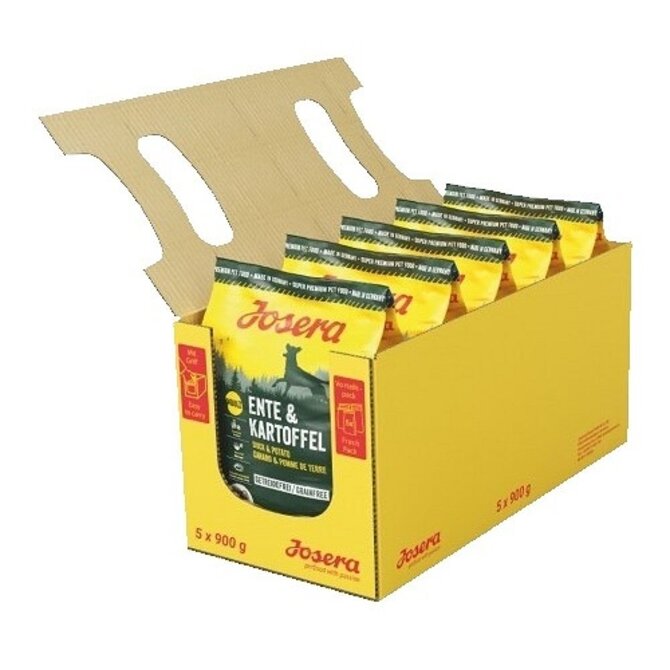 JOSERA 4,5KG ENTE & KARTOFFEL 5X900G