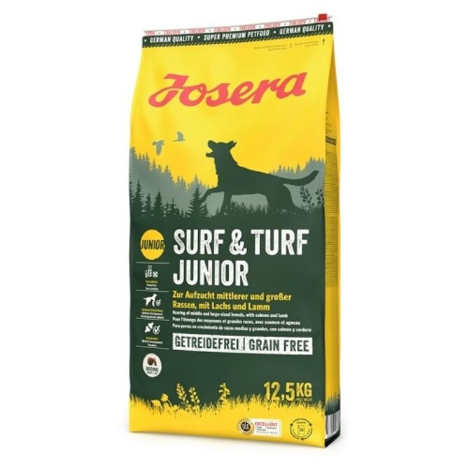 JOSERA 12,5KG  SURF & TURF JUNIOR