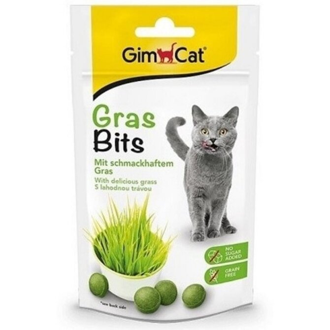 GRAS BITS 65TABL.S TRÁVOU PRO KOČKY 40G