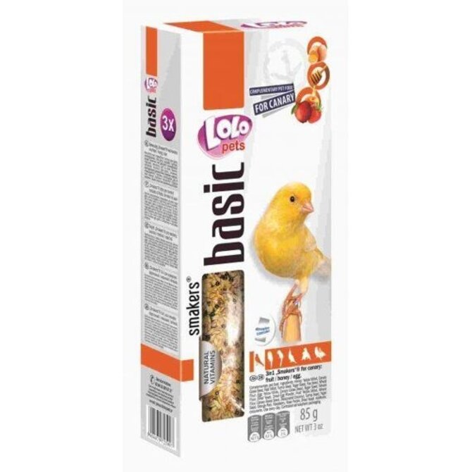 LOLO SMAKERS MIX 3 klasy mix (ovoce,med,vejce) kanár 85 g