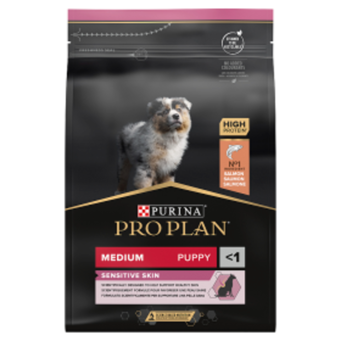 PRO PLAN MEDIUM PUPPY SENSITIVE SKIN losos 3kg