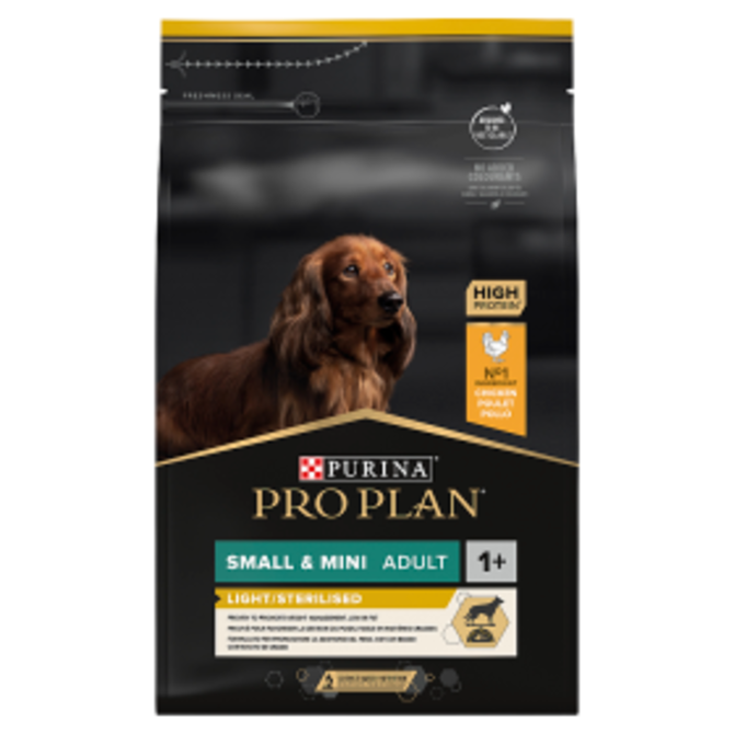 PRO PLAN SMALL & MINI ADULT LIGHT STERILISED kuře 3kg