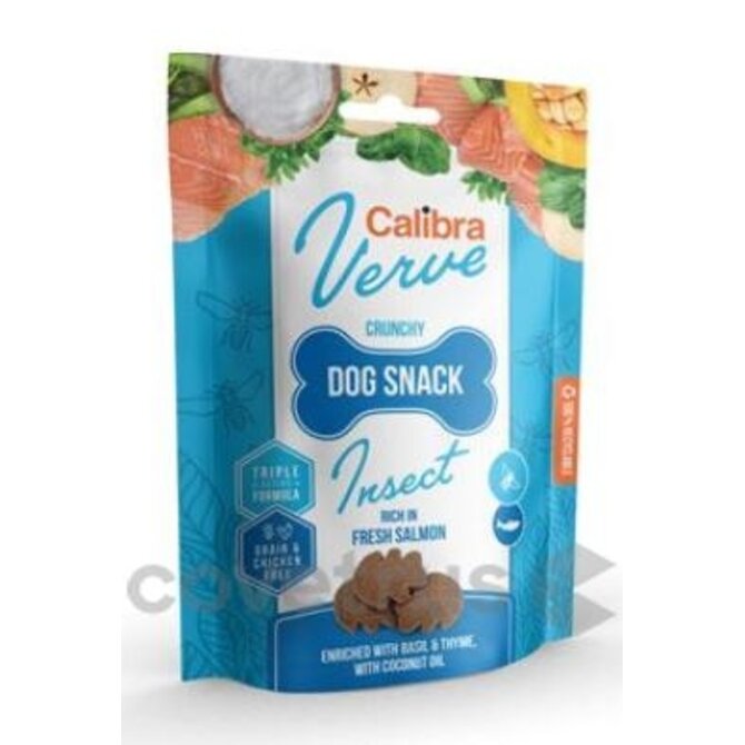 Calibra Dog Verve Crunchy Snack Insect&Salmon 150g