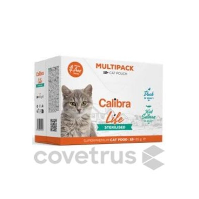 Calibra Cat Life kapsa Sterilised Multipack 12x85g