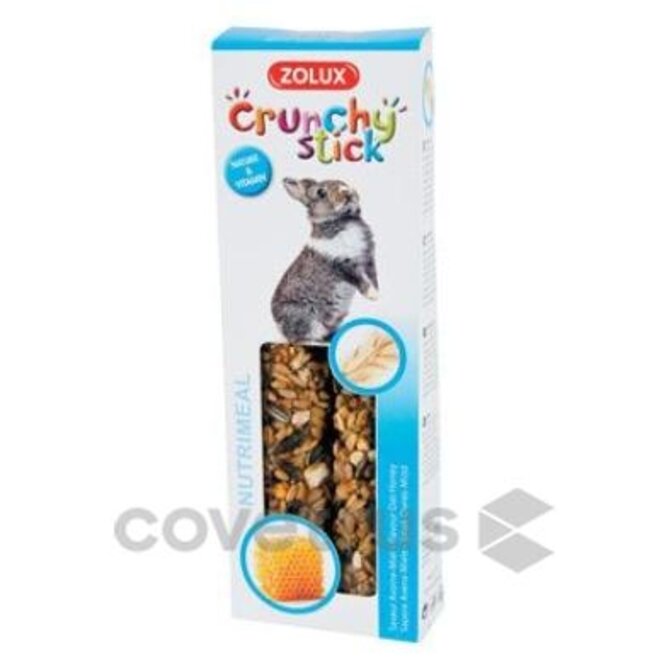 Pochoutka CRUNCHY STICK oves/med pro králíky Zolux