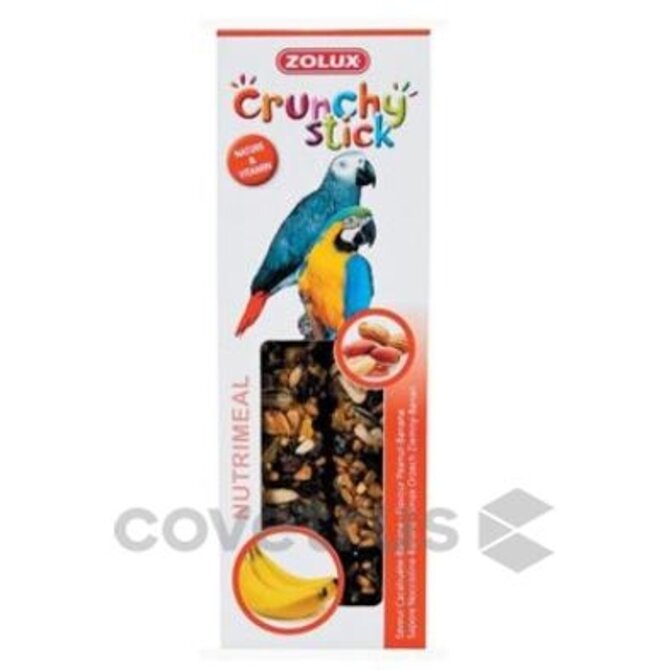 Crunchy Stick Parrot Buráky/Banán 2ks Zolux