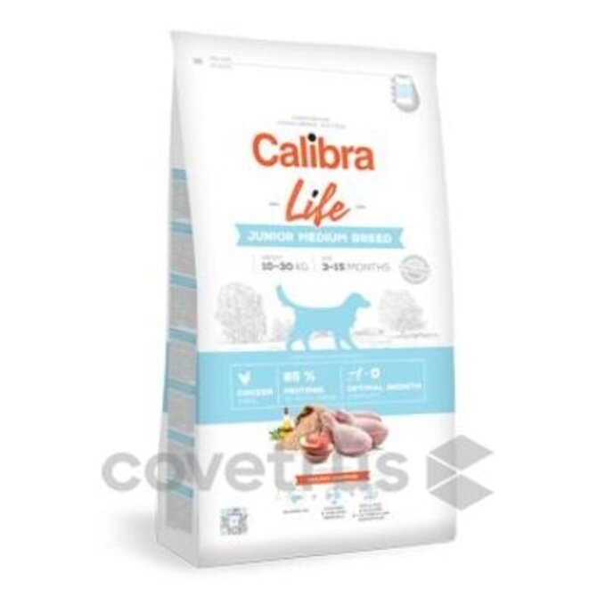 Calibra Dog Life Junior Medium Breed Chicken 2,5kg