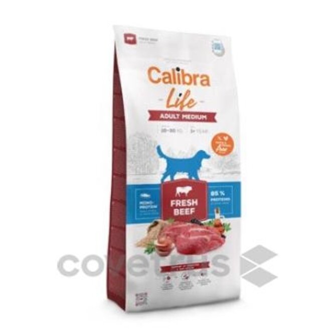 Calibra Dog Life Adult Medium Fresh Beef 12kg