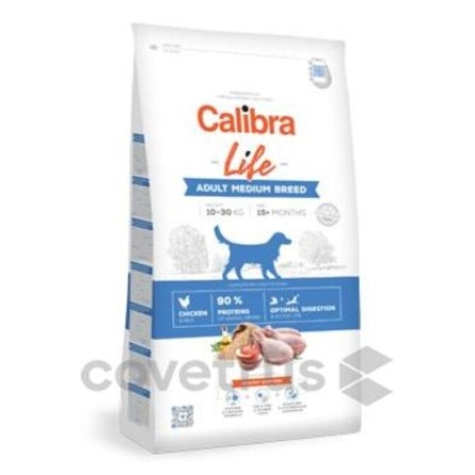 Calibra Dog Life Adult Medium Breed Chicken 12kg