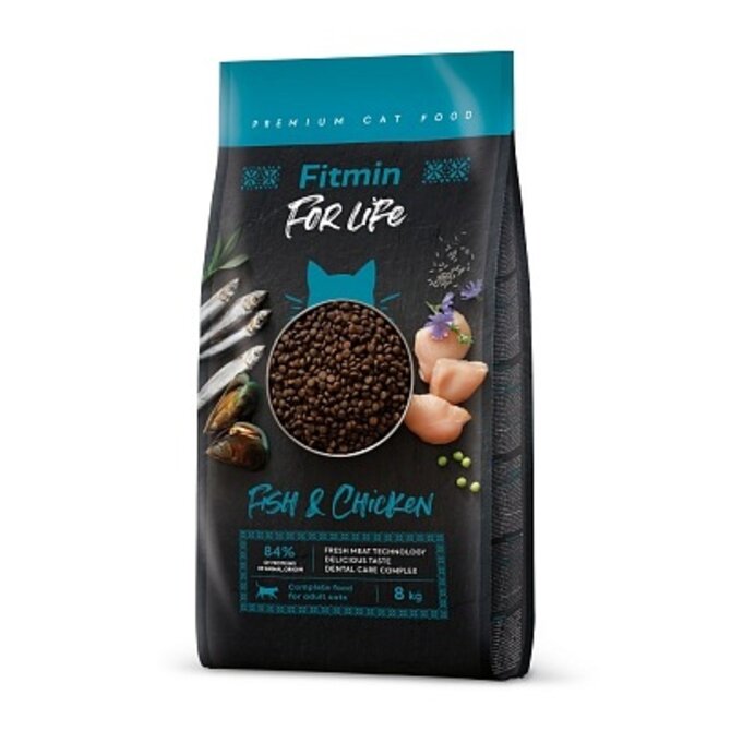 Fitmin cat For Life Adult Fish and Chicken 8 kg