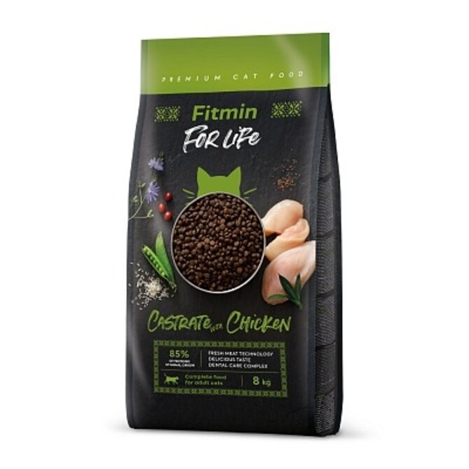 Fitmin cat For Life Castrate Chicken 8 kg