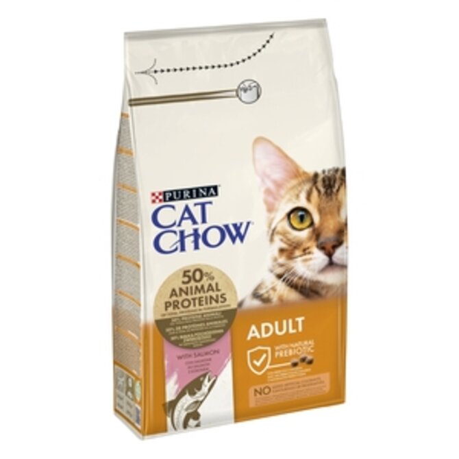 CAT CHOW ADULT losos a tuňák 1,5 kg