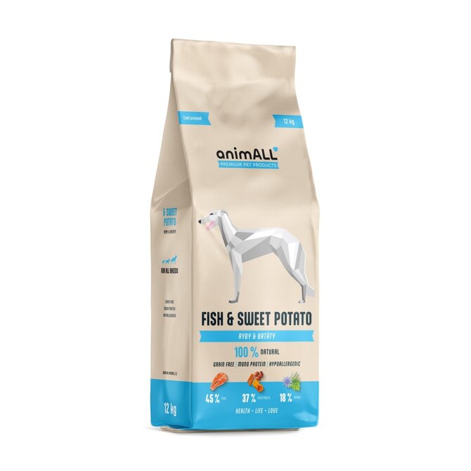animALL Fish & Sweet Potato 12 kg