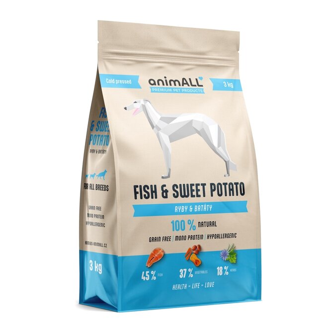 animALL Fish & Sweet Potato 3 kg
