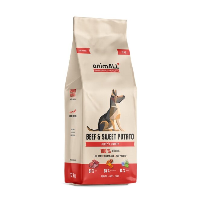 animALL Beef & Sweet Potato 12 kg
