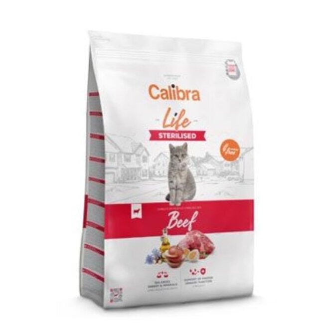 Calibra Cat Life Sterilised Beef 6 kg