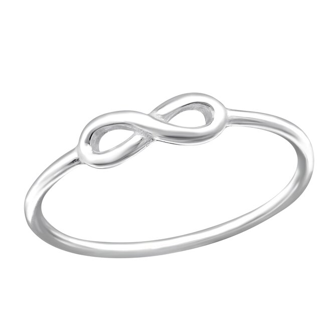 Bangles.cz Prsten Nekonečno stříbro 925 Velikost: 5 - 1,5 cm (EU 49 - 50)