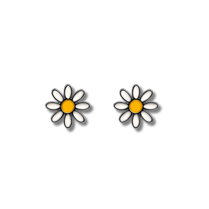 Náušnice Daisy 3082 stříbrna, nerezová ocel