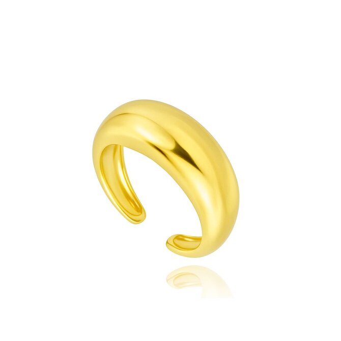 Prsten Silvery Gold stříbro 925 zlatá, rhodiované stříbro