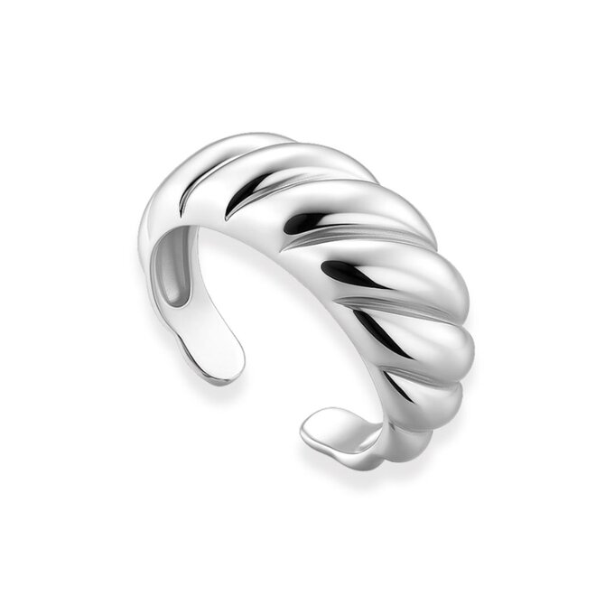 Prsten Twisty stříbro 925 stříbrná, rhodiované stříbro