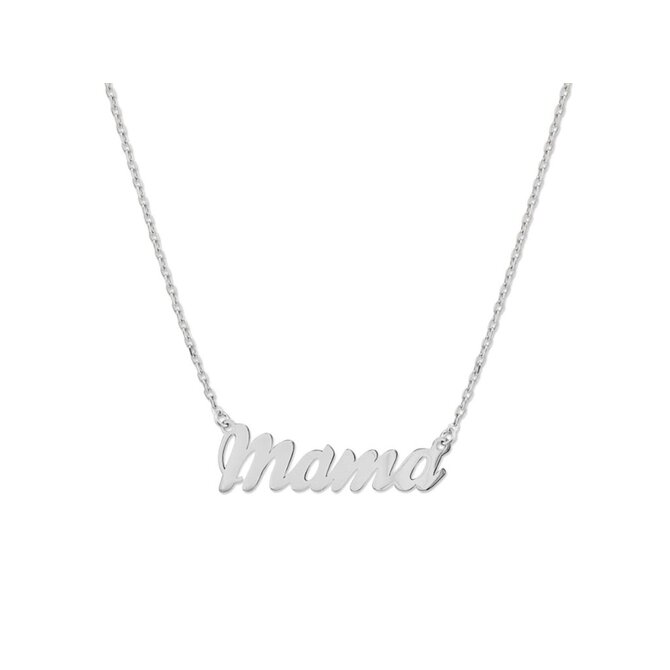 Náhrdelník Mama stříbro 925 stříbrná, rhodiované stříbro