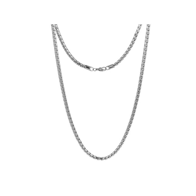 Pánský řetízek chirurgická ocel Fancy 60 cm x 0,4 cm 2664 stříbrná, chirurgická ocel