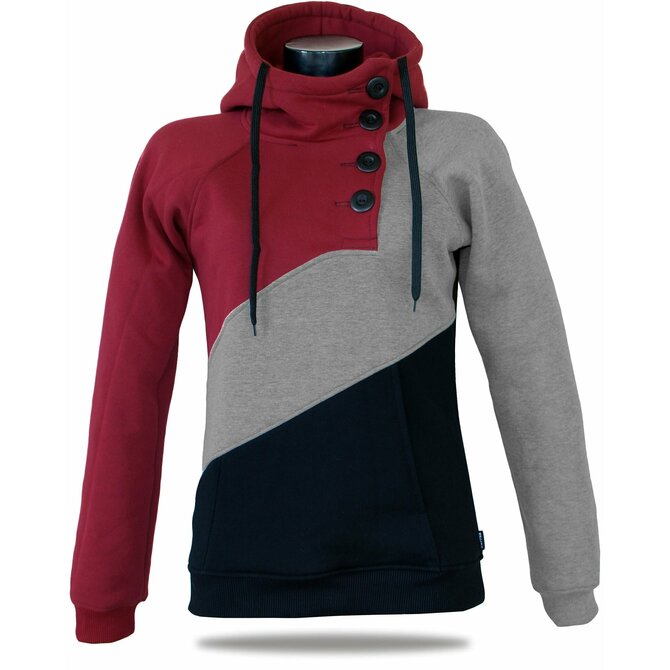 Dámská luxusní mikina Barrsa Tricolor Black/WR