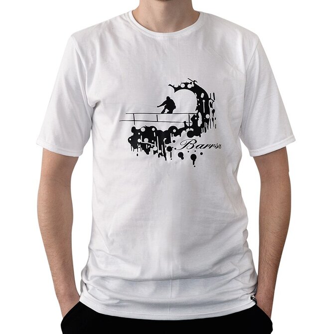 Pánské tričko Barrsa Skater WHT