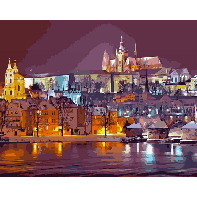 Malování podle čísel - Pražský hrad