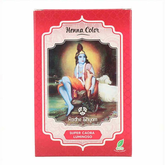 Trvalá barva Radhe Shyam Henna V prášku Mahagon (100 gr)