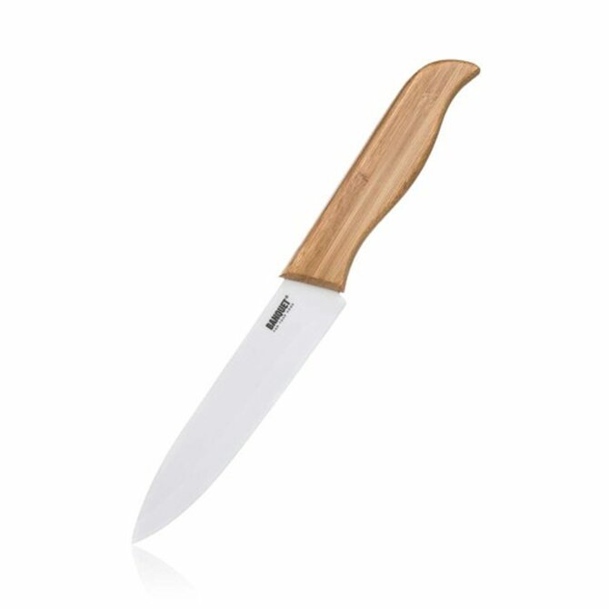 BANQUET Nůž porcovací keramický ACURA BAMBOO 23,5 cm