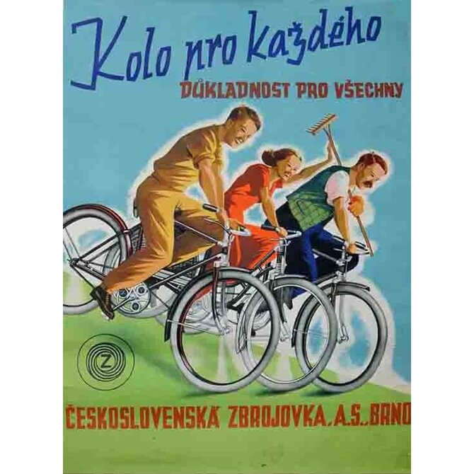 Plechová cedule Kolo pro každého Velikost: A5 (20 x 15 cm)