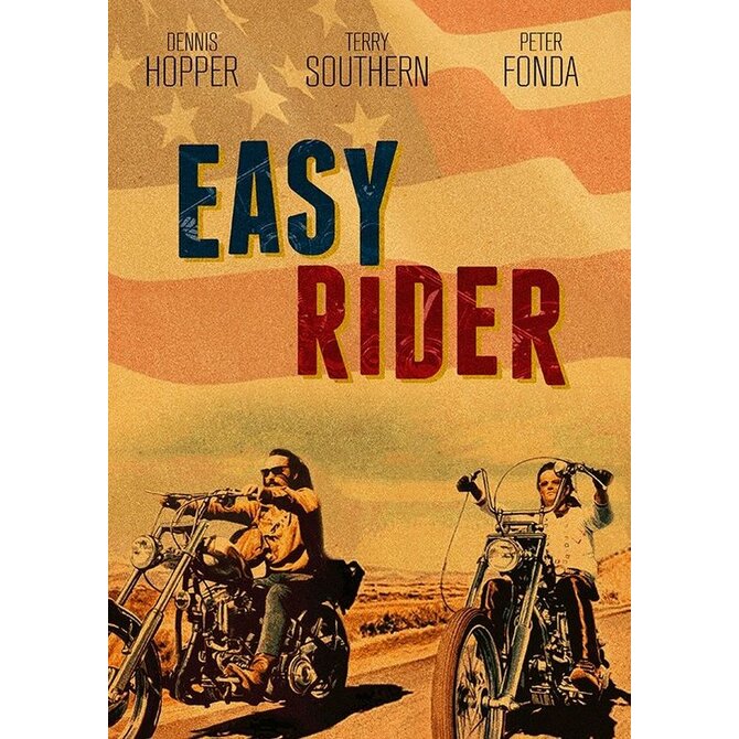 Plechová cedule Easy Rider Velikost: A5 (20 x 15 cm)