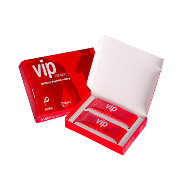 VIP Power Gel - 100% přírodní podpora erekce - 4 dávky