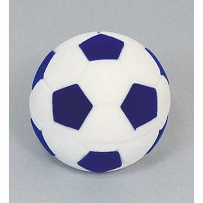 Sametová krabička na šperky - modrý fotbalový míč