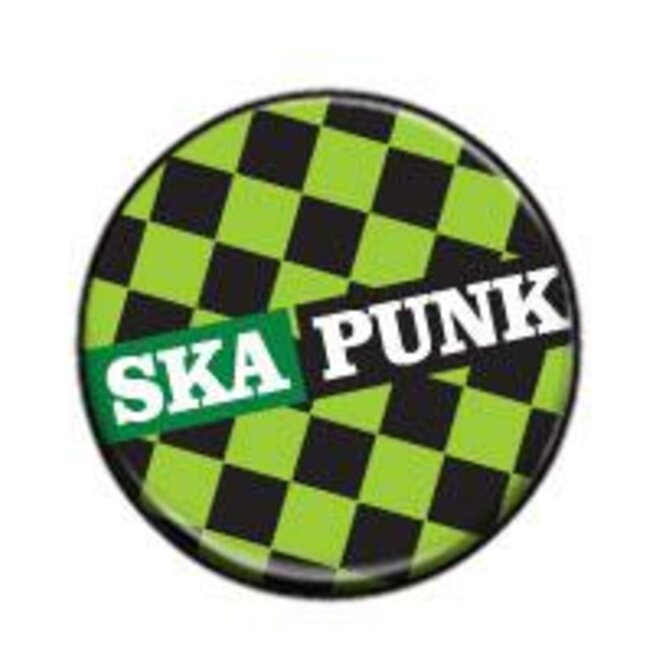 Ska punk (zelený) - button