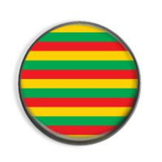 Reggae pruhy - button