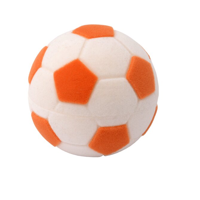 Sametová krabička na šperky - oranžový fotbalový míč
