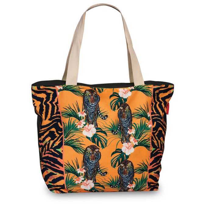Dámská taška Fabrizio tigers vícebarevná, Textil