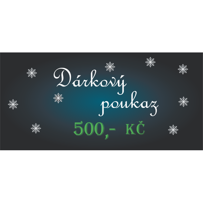 Dárková poukázka 500