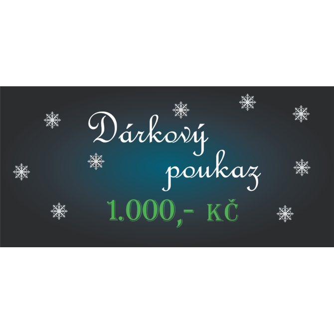 Dárková poukázka 1000