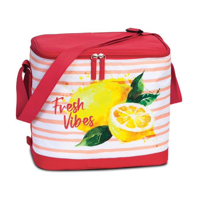 Taška Fabrizio mini cooler Fresh Vibes červená, Textil