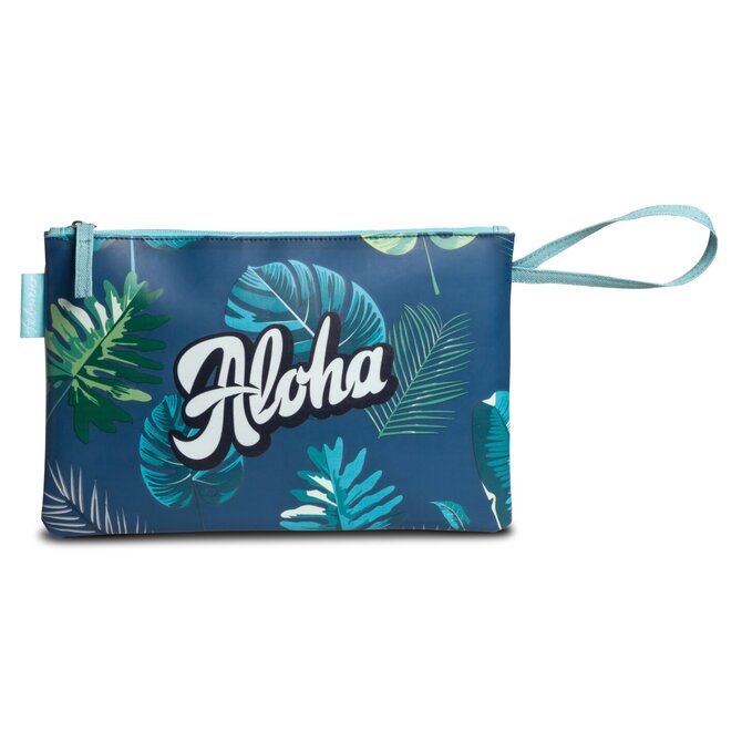 Bikiny taška Fabrizio Aloha modrá, Textil