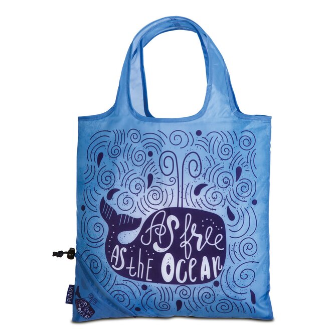 Fabrizio Skládací dámská taška Spirit Ocean modrá, Textil